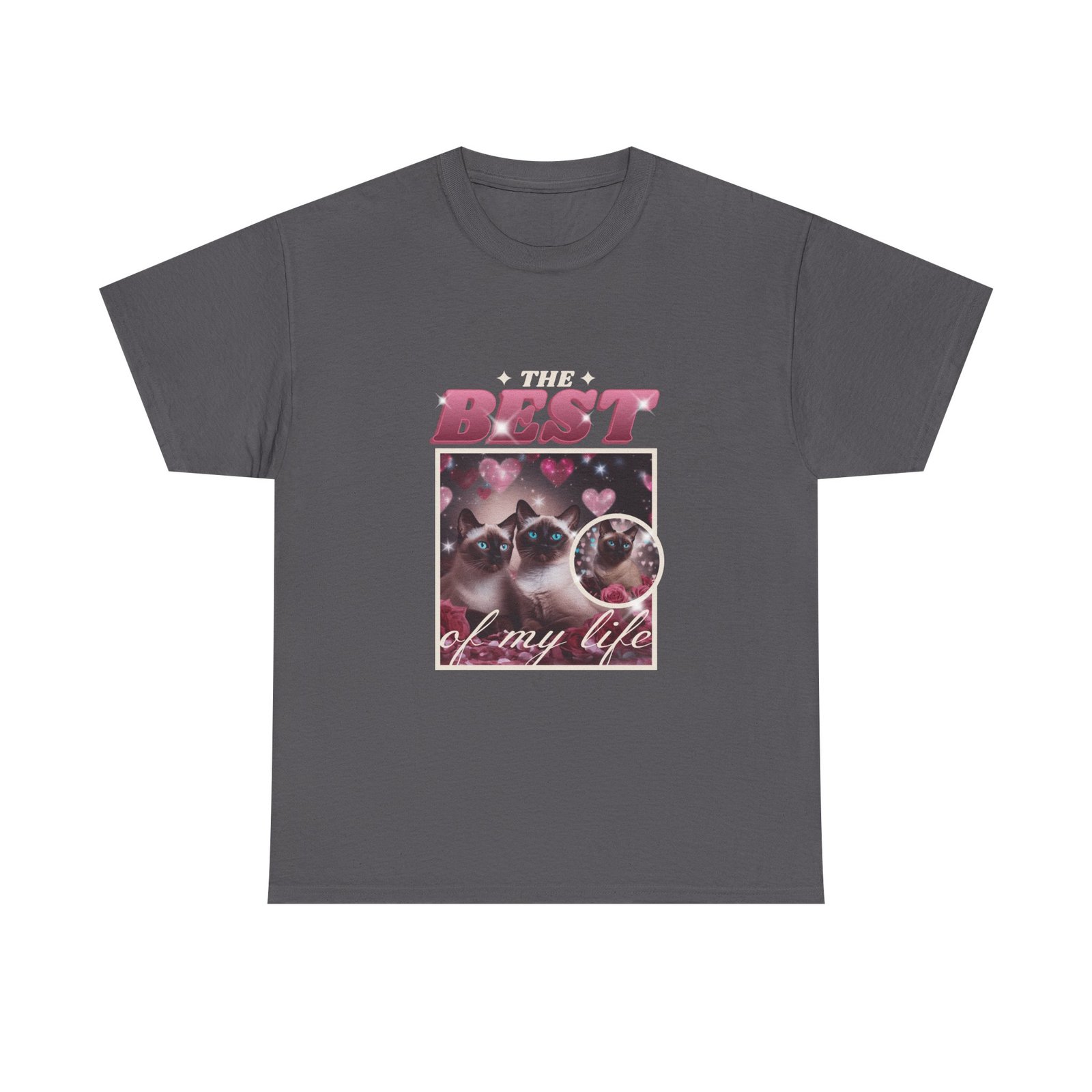 Best Cats Ever Cute Cat Illustration with Playful Typography - T-shirt - Image 5