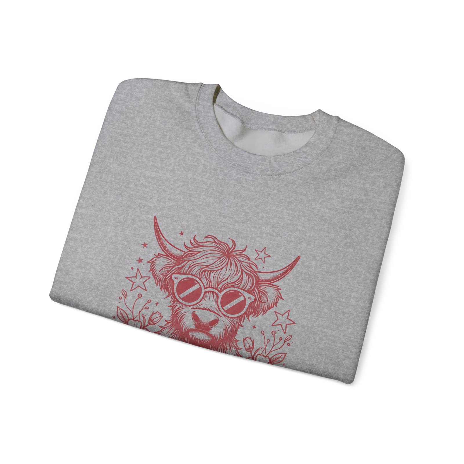 Don’t Be Salty Red Heifer Cow Wearing Cool Sunglasses - Sweatshirt - Image 11