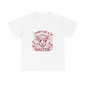 Don’t Be Salty Red Cow Funny Cartoon Design - T-shirt