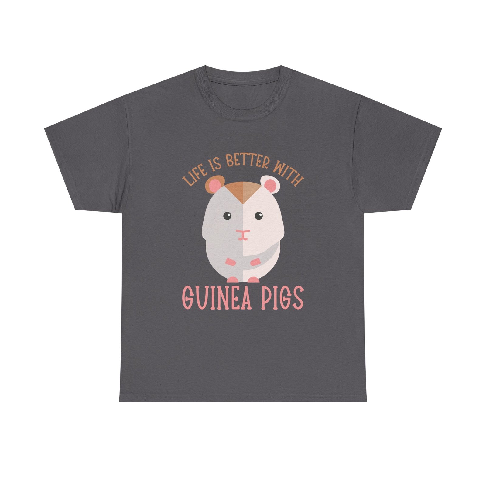 Adorable Guinea Pigs Cartoon Illustration in Vibrant Colors - T-shirt - Image 5