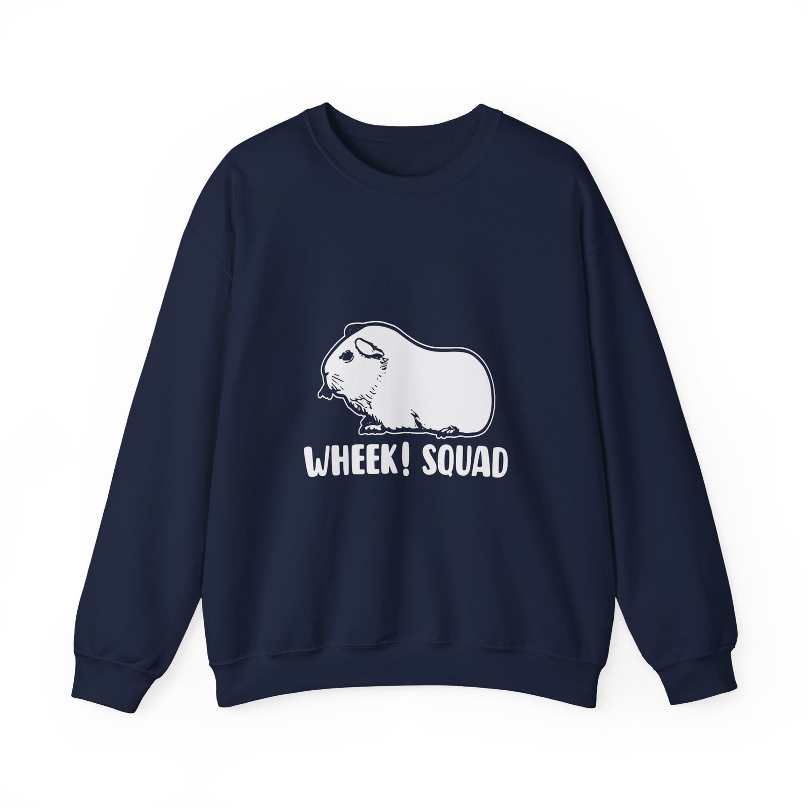 Wheek Squad Cute Funny Guinea Pig Cartoon Design - Sweatshirt - Image 9