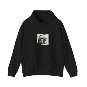 Sonic Kitten Duo Featuring Speedy Blue Cats in Action - Hoodie