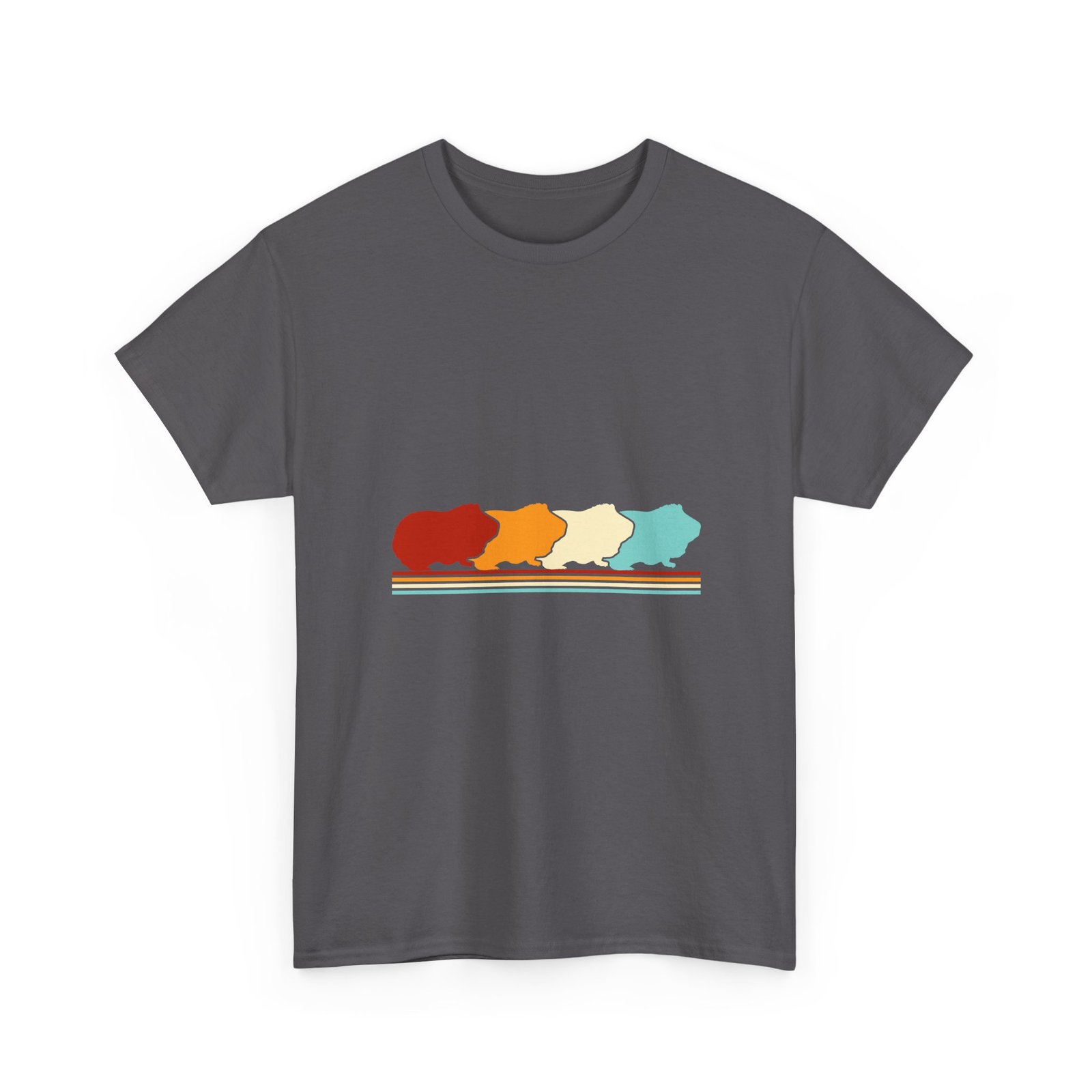 Retro Vintage Style Guinea Pig Animal Lover Illustration - T-shirt - Image 7