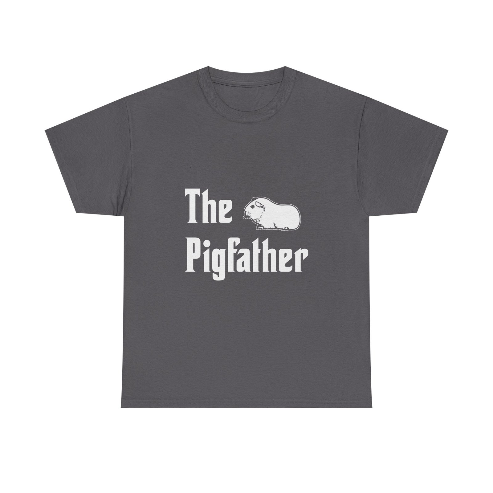 The Pigfather Cartoon Pig Mafia Boss Design - T-shirt - Image 5