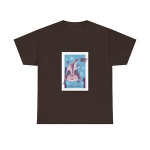 Dreamy Underwater Cat Surrounded by Bubbles and Marine Life - T-shirt