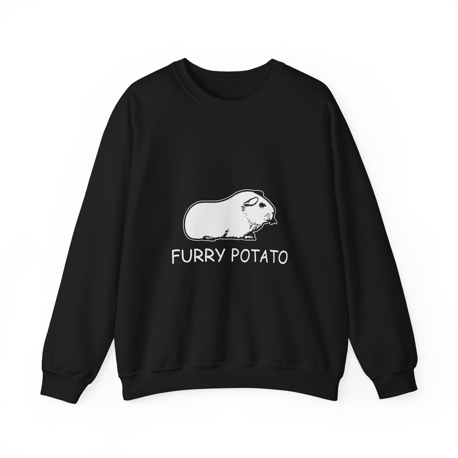 Guinea Pig Furry Potato Funny Wrong Animal Name Joke Design - Sweatshirt