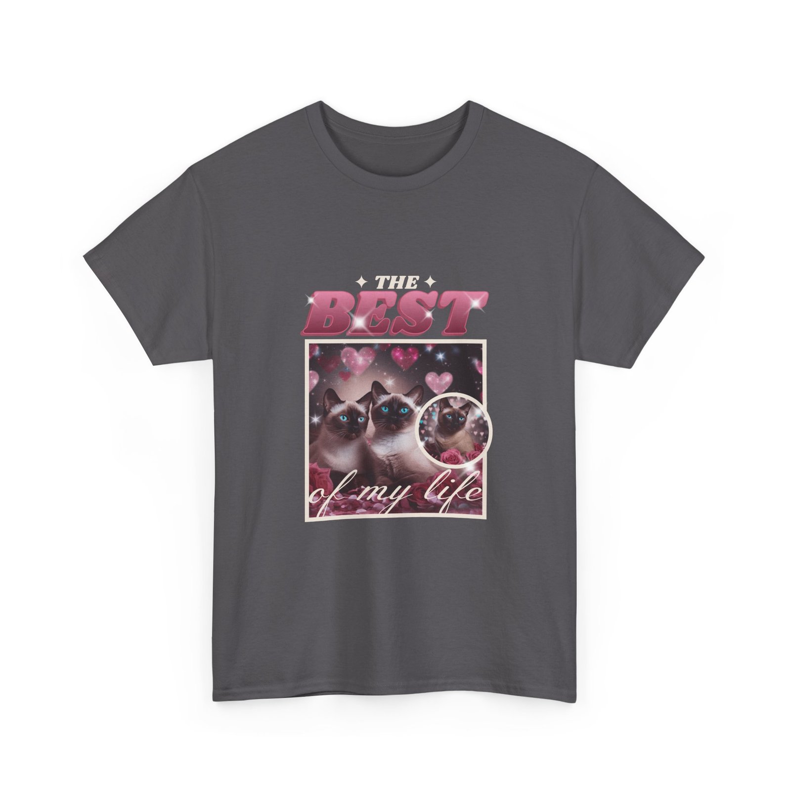 Best Cats Ever Cute Cat Illustration with Playful Typography - T-shirt - Image 7