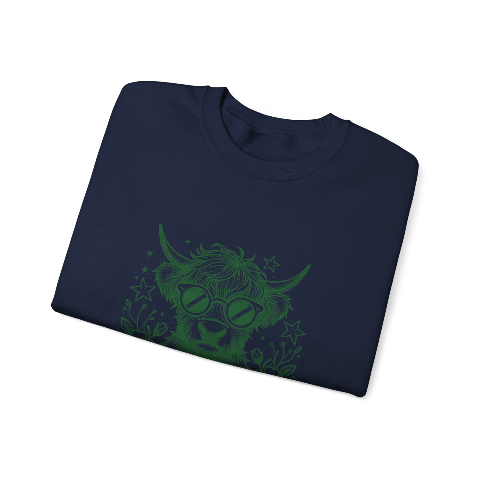 Don’t Be Salty Heifer Green Cow Wearing Cool Sunglasses Design - Sweatshirt - Image 11