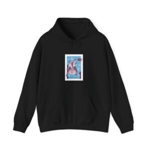 Dreamy Underwater Cat Surrounded by Bubbles and Marine Life - Hoodie