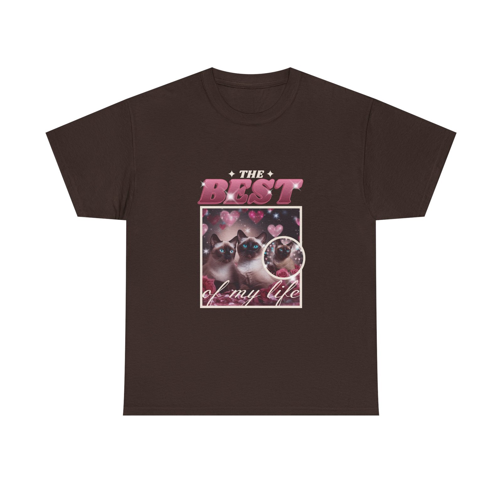 Best Cats Ever Cute Cat Illustration with Playful Typography - T-shirt