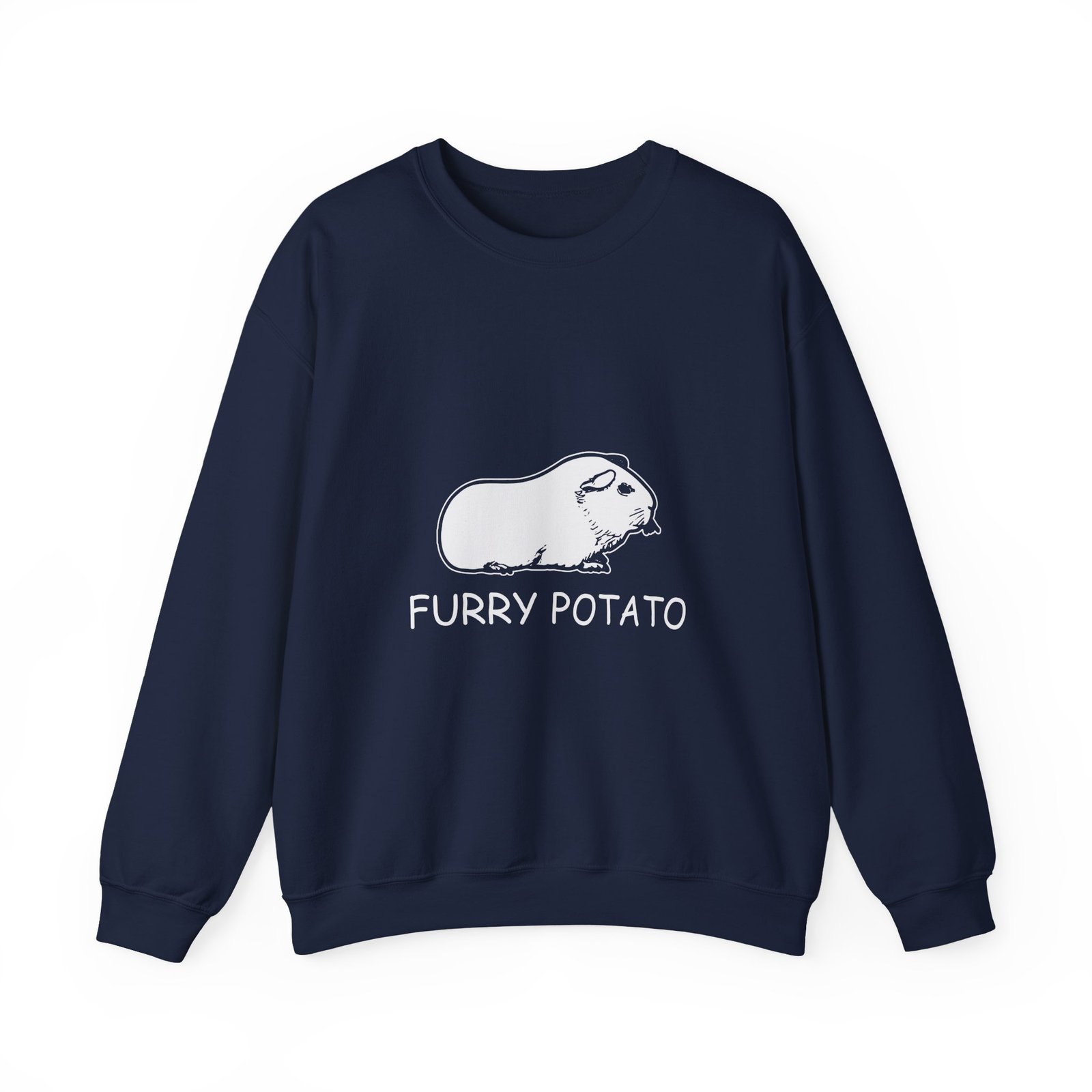 Guinea Pig Furry Potato Funny Wrong Animal Name Joke Design - Sweatshirt - Image 9