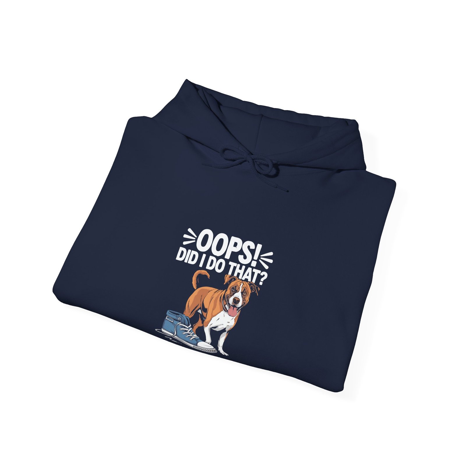 Cute Mischievous Puppy Saying Oops with Playful Expression - Hoodie - Image 12