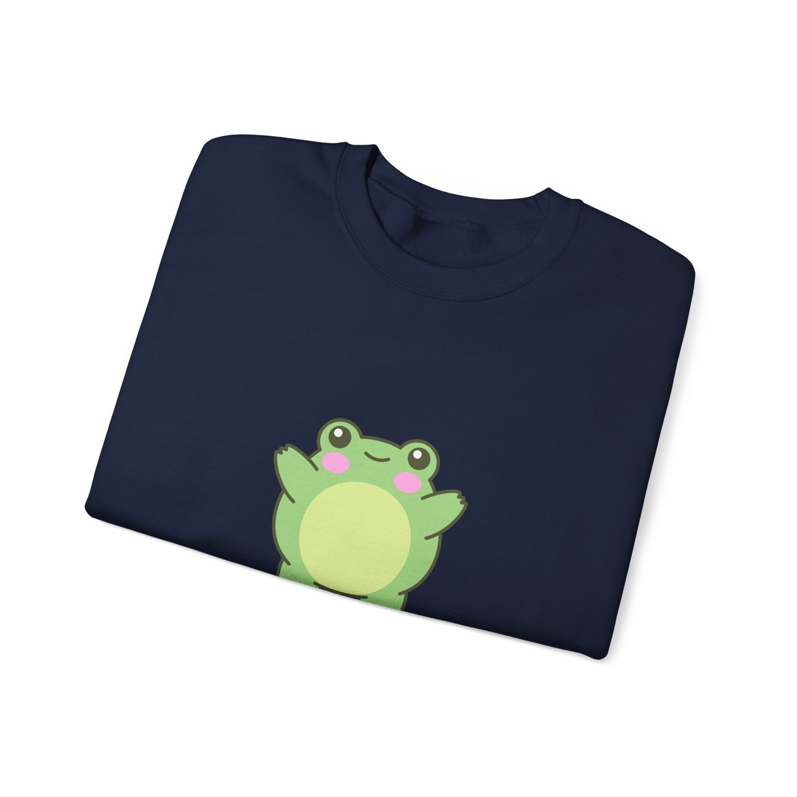 Cute Cartoon Frog Offering Free Hugs Illustration - Sweatshirt - Image 11