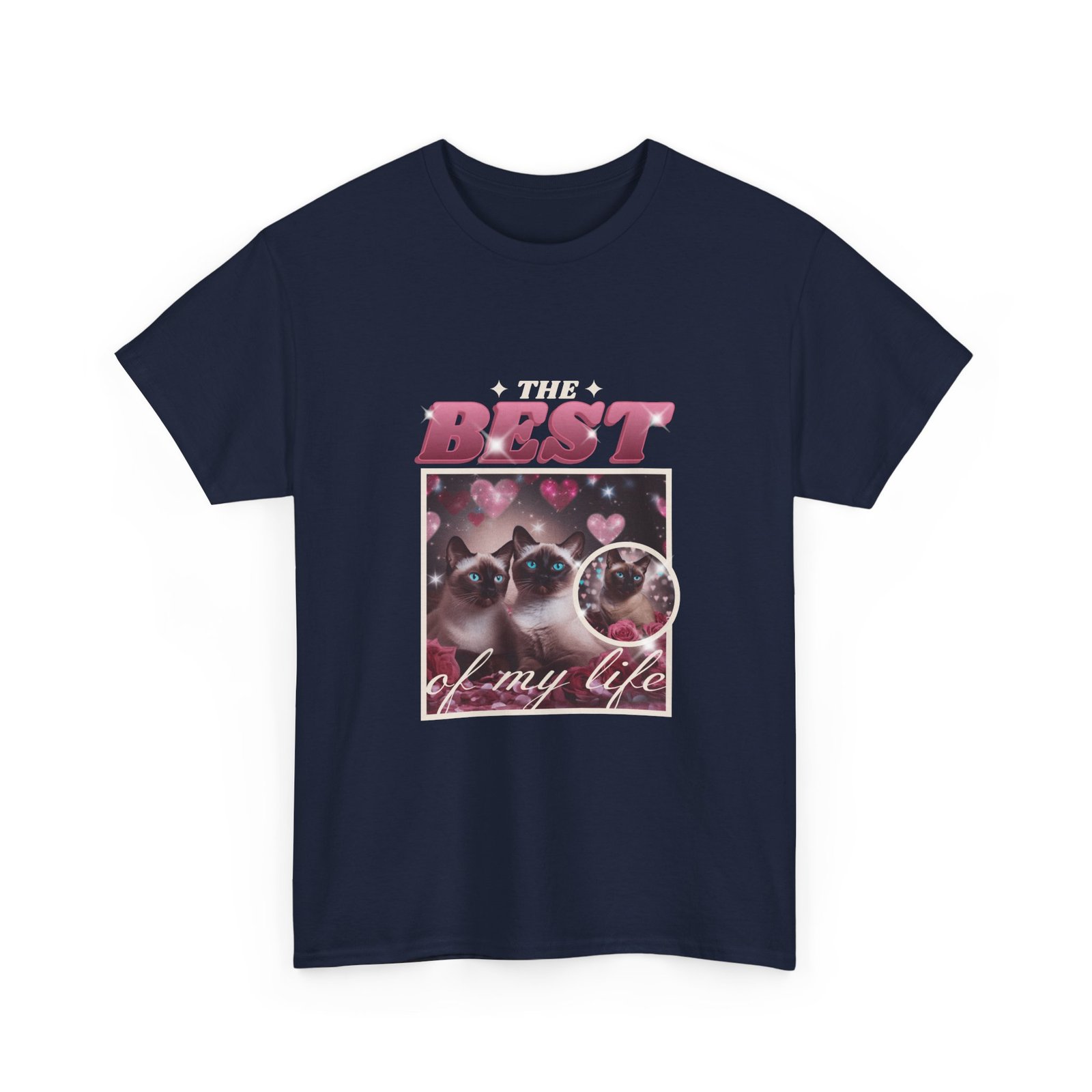 Best Cats Ever Cute Cat Illustration with Playful Typography - T-shirt - Image 11