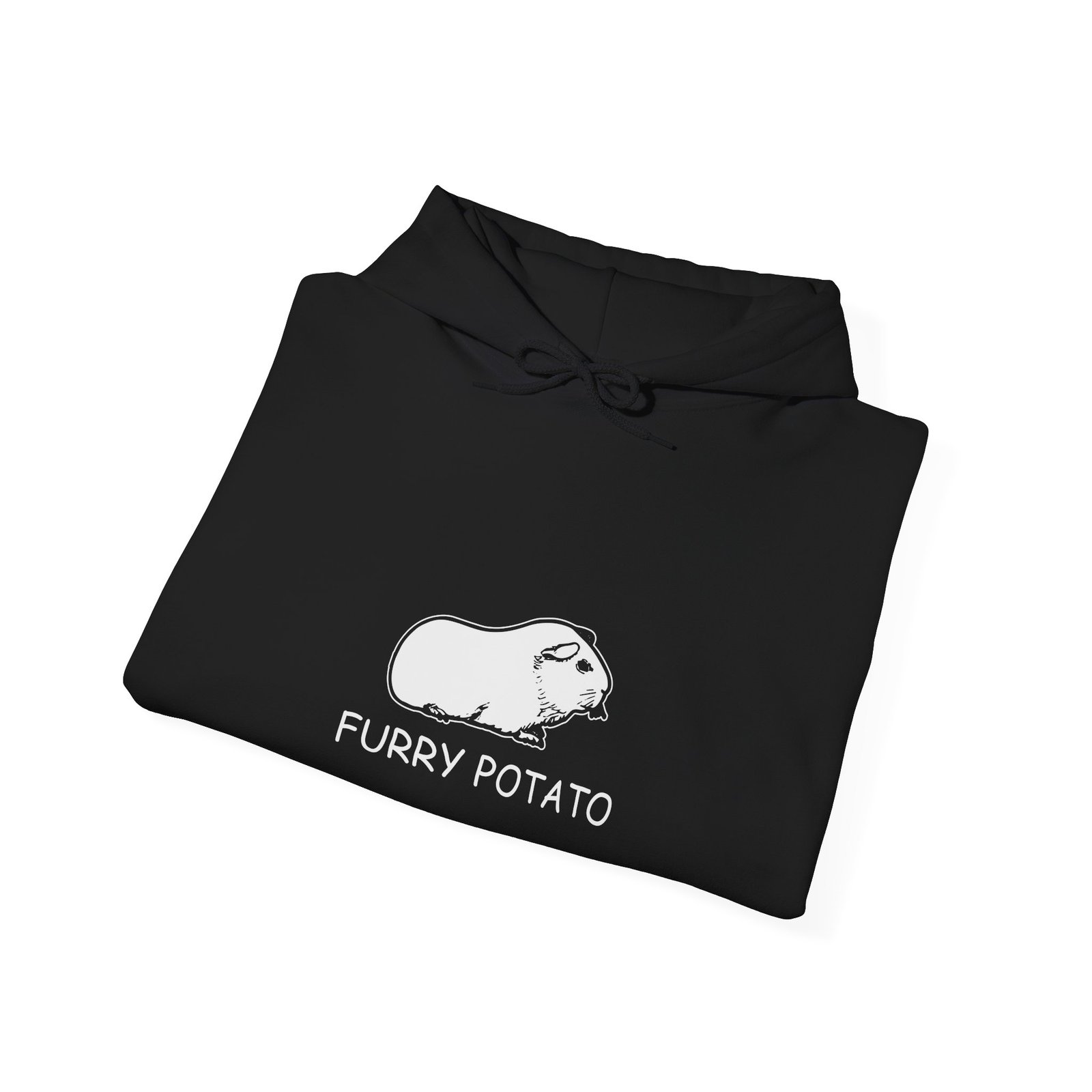 Guinea Pig Furry Potato Funny Wrong Animal Name Joke Design - Hoodie - Image 4