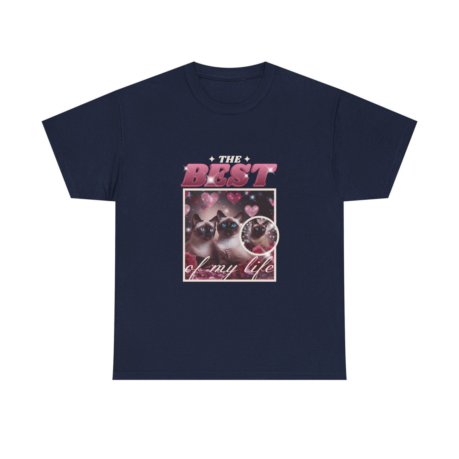 Best Cats Ever Cute Cat Illustration with Playful Typography - T-shirt - Image 9