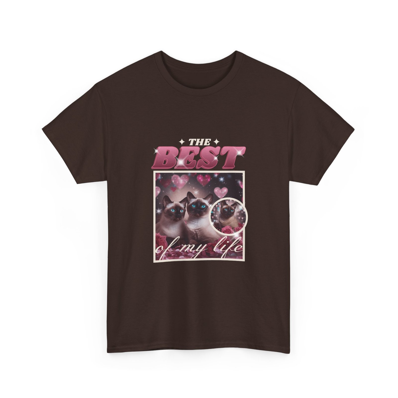 Best Cats Ever Cute Cat Illustration with Playful Typography - T-shirt - Image 3