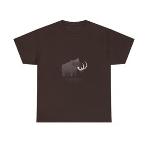 Vintage Woolly Mammoth Illustration with Retro Style - T-shirt