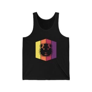 Retro Style Guinea Pig Animal Lover Graphic Design - Tank Top
