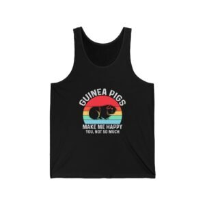 Guinea Pigs Make Me Happy Funny Retro Vintage Design - Tank Top