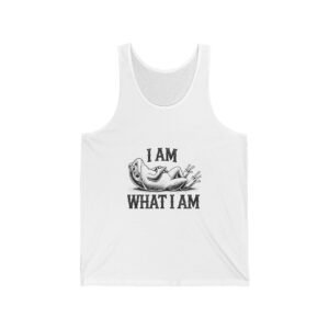 I Am What I Am Bold Black Frog Graphic - Tank Top