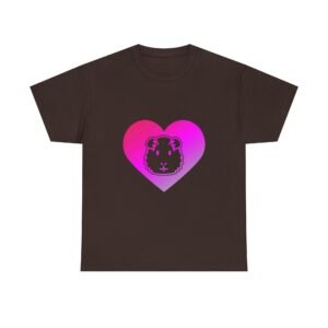 Adorable Guinea Pig with Heart Illustration - T-shirt
