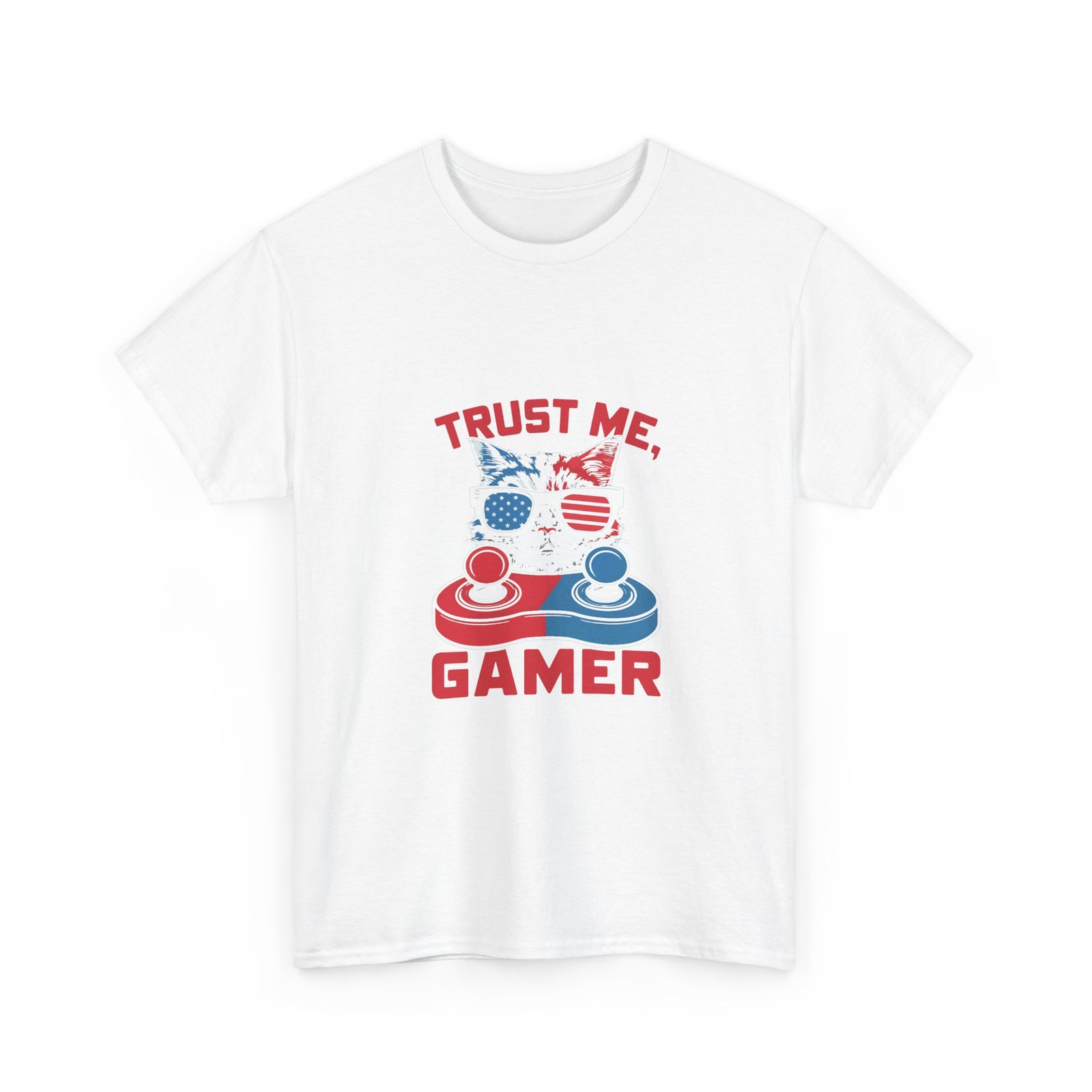 Trust Me Gamer Cat Funny Cute Cat Gaming Graphic - T-shirt - Image 3