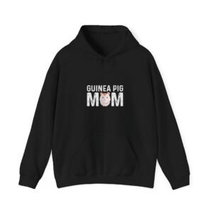 Cute Guinea Pig Mom Illustration with Whimsical Style - Hoodie