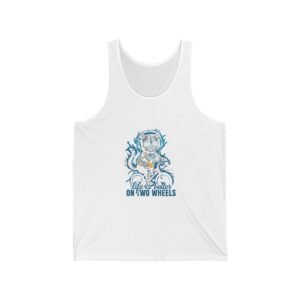 Life Is Better On Two Wheels Cat Cycling Graphic - Tank Top