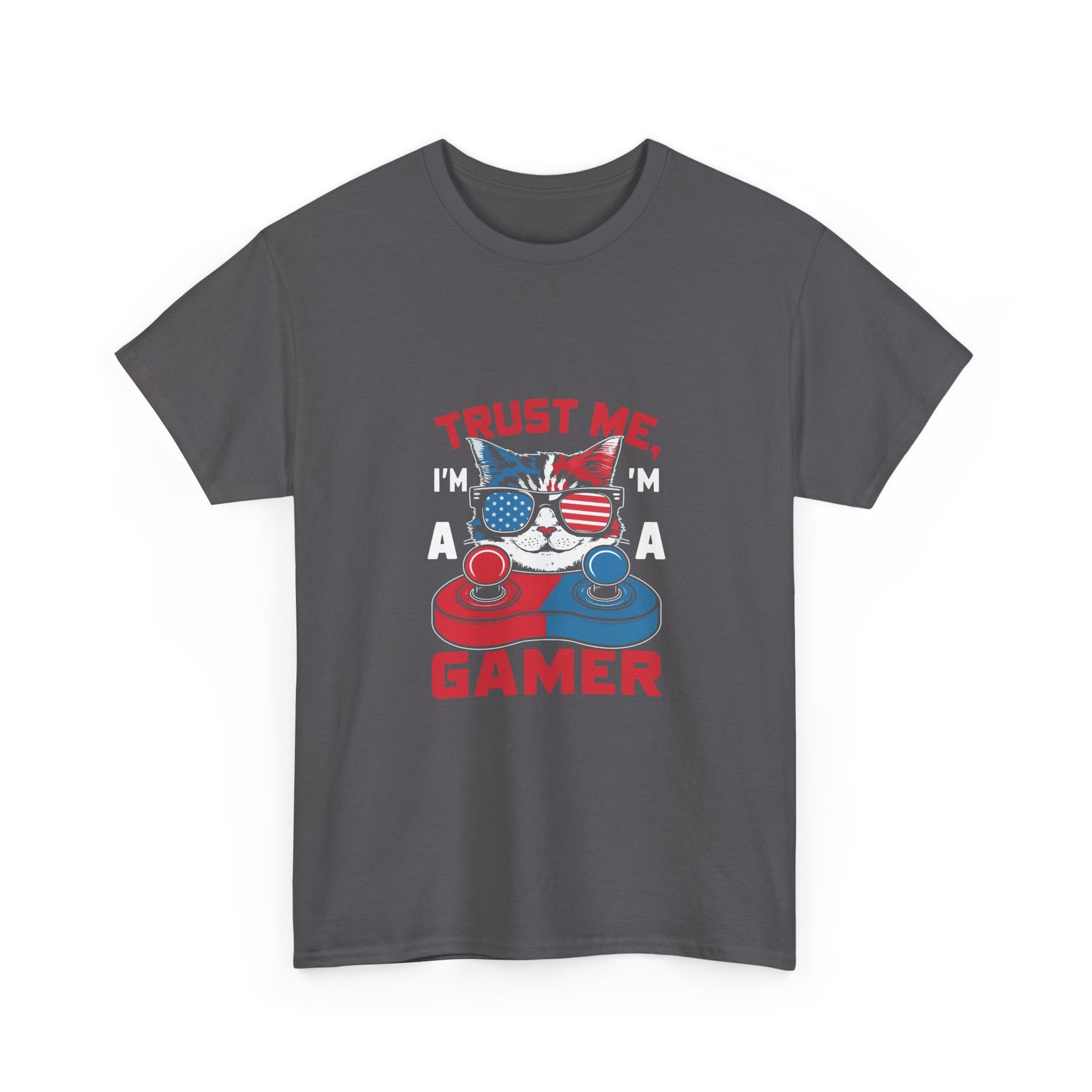 Trust Me Gamer Cat Funny Cute Cat Illustration - T-shirt - Image 7