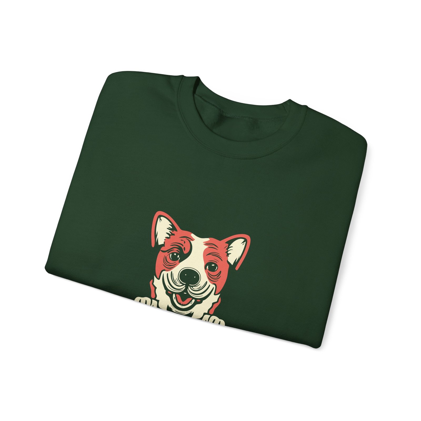 Wag More Bark Less Cute Dog Quote Graphic - Sweatshirt - Image 7