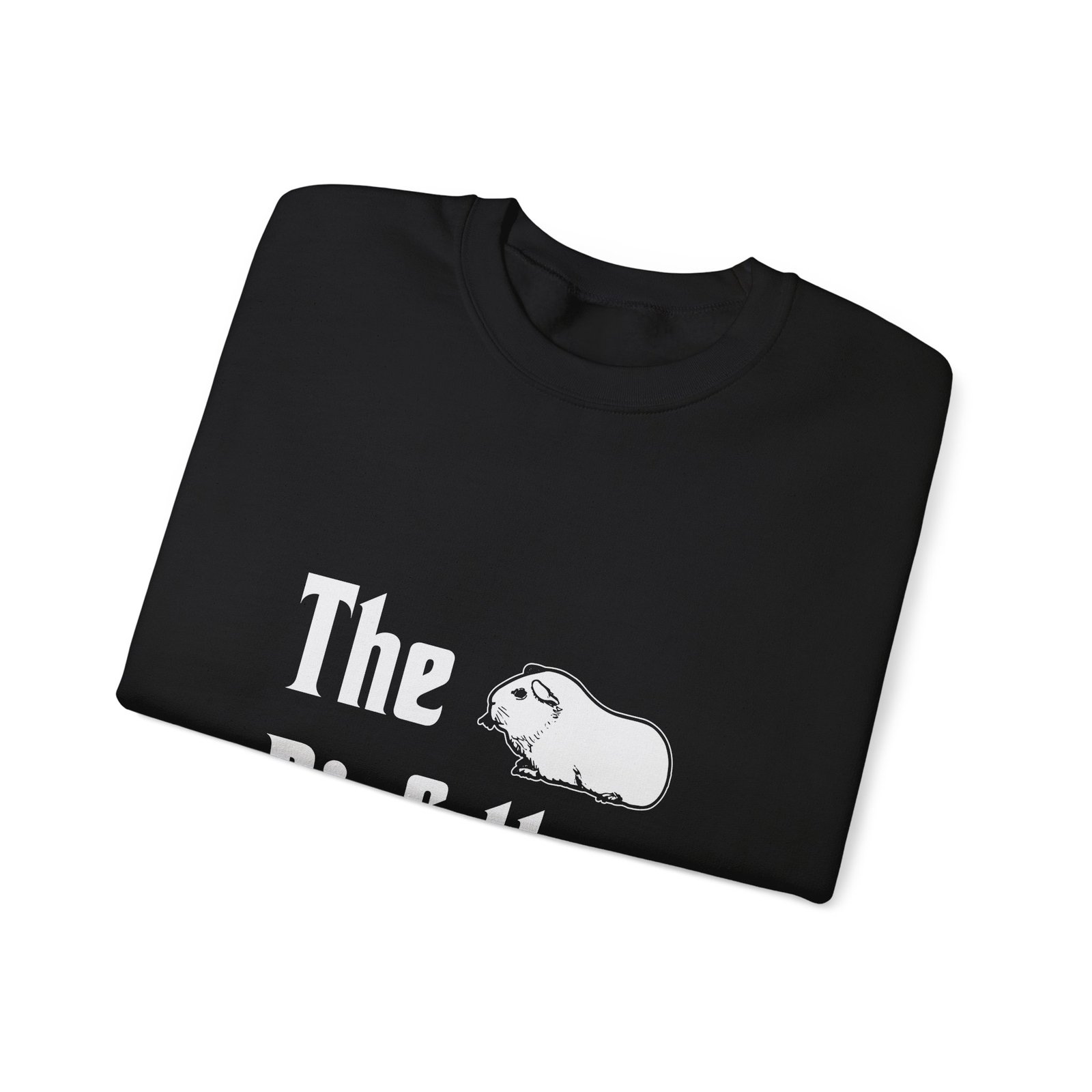 The Pigfather Cartoon Pig Mafia Boss Design - Sweatshirt - Image 3
