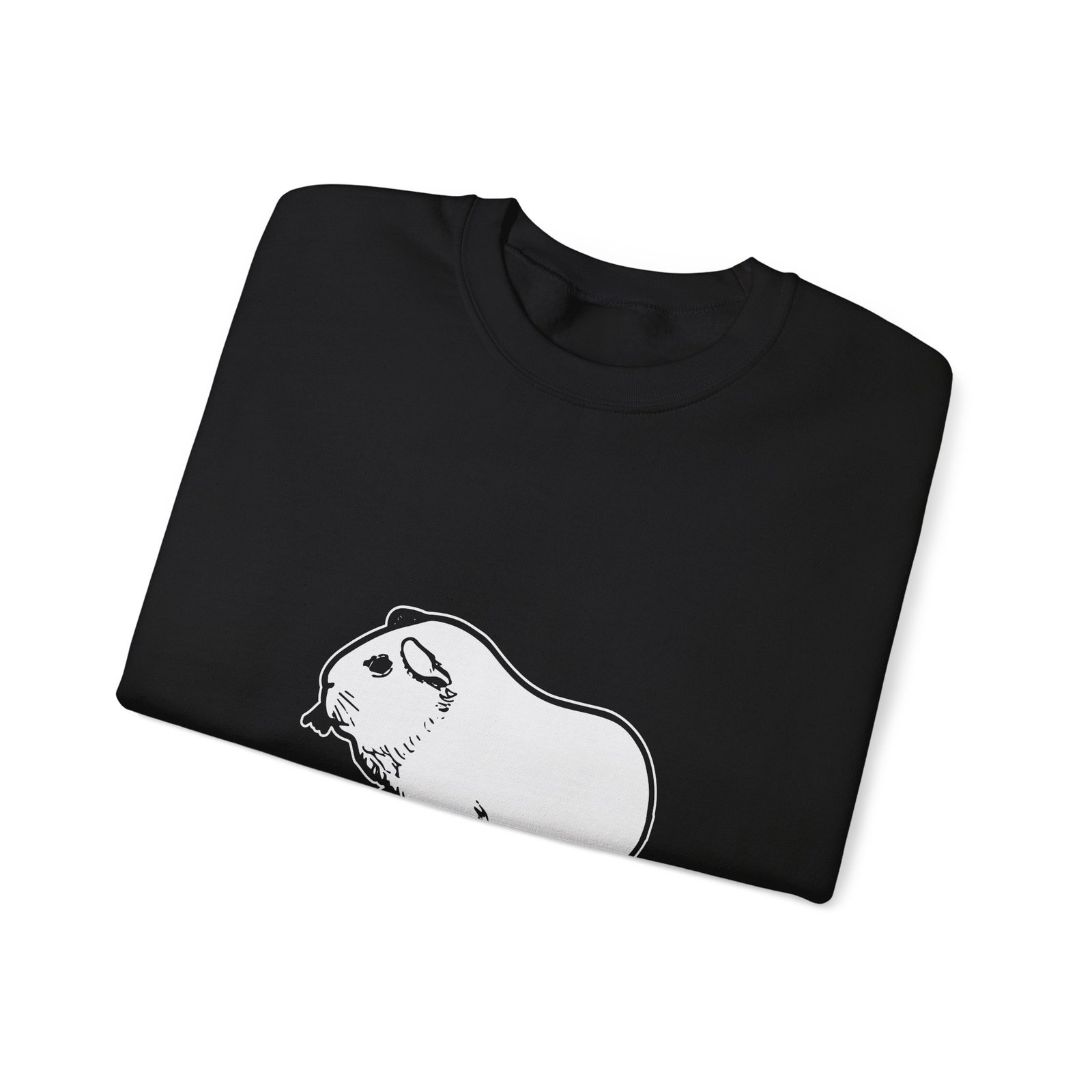 Wheek Squad Cute Funny Guinea Pig Cartoon Design - Sweatshirt - Image 3