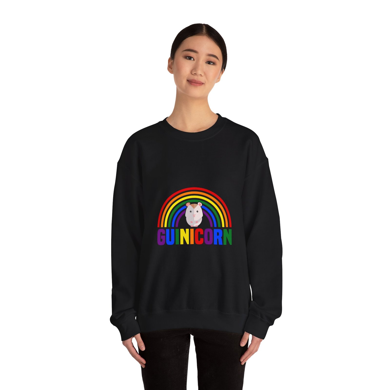 Cute Guinea Pig Unicorn Guinicorn Design for Girls - Sweatshirt - Image 4