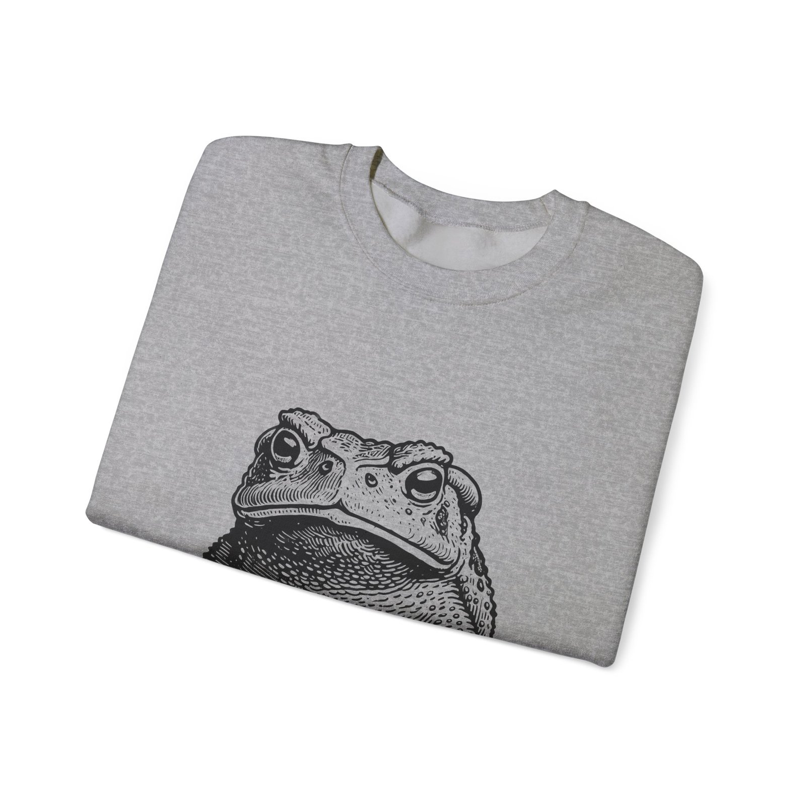 I Toad You So Funny Black Frog Illustration - Sweatshirt - Image 11