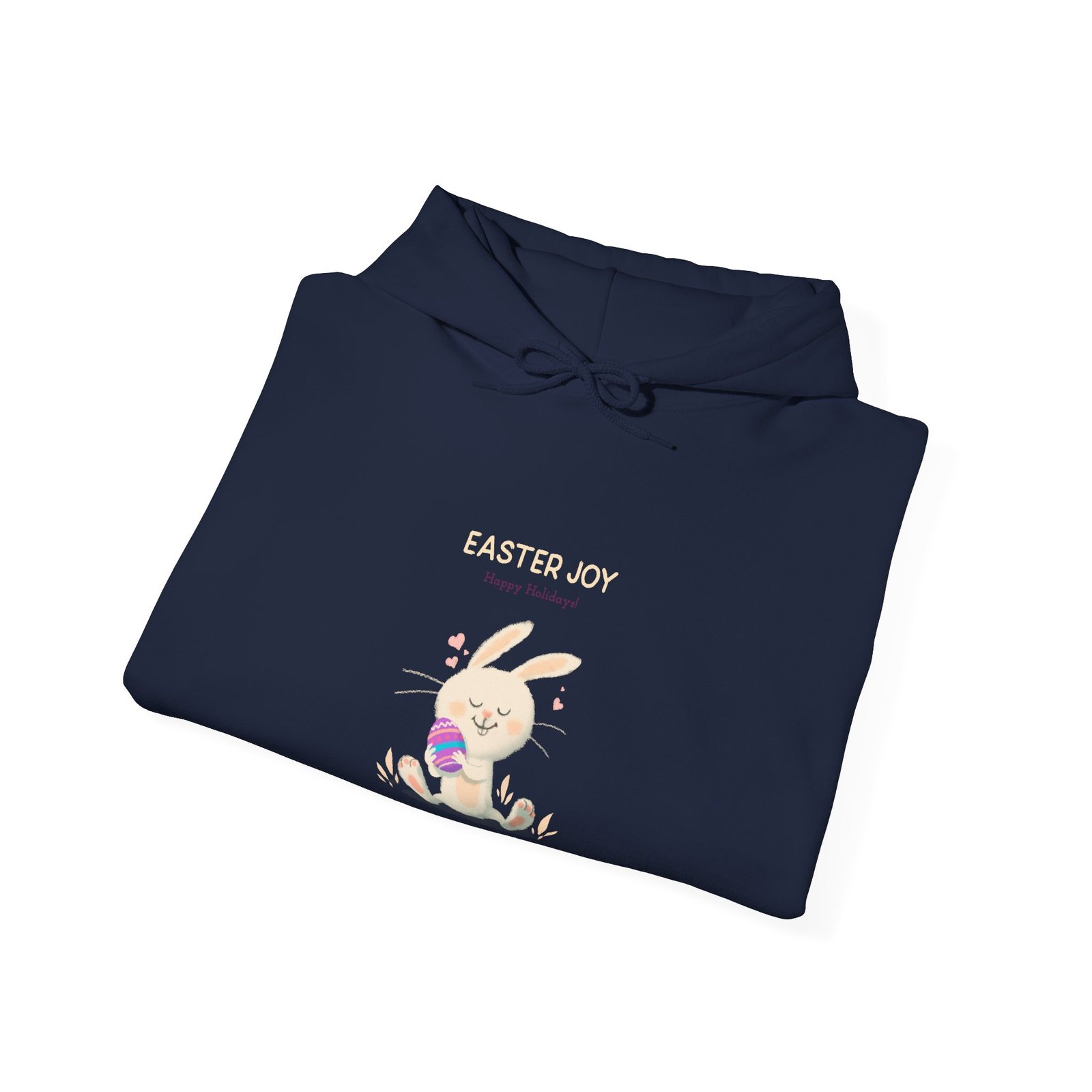 Easter Joy Happy Bunny Cartoon Illustration - Hoodie - Image 12