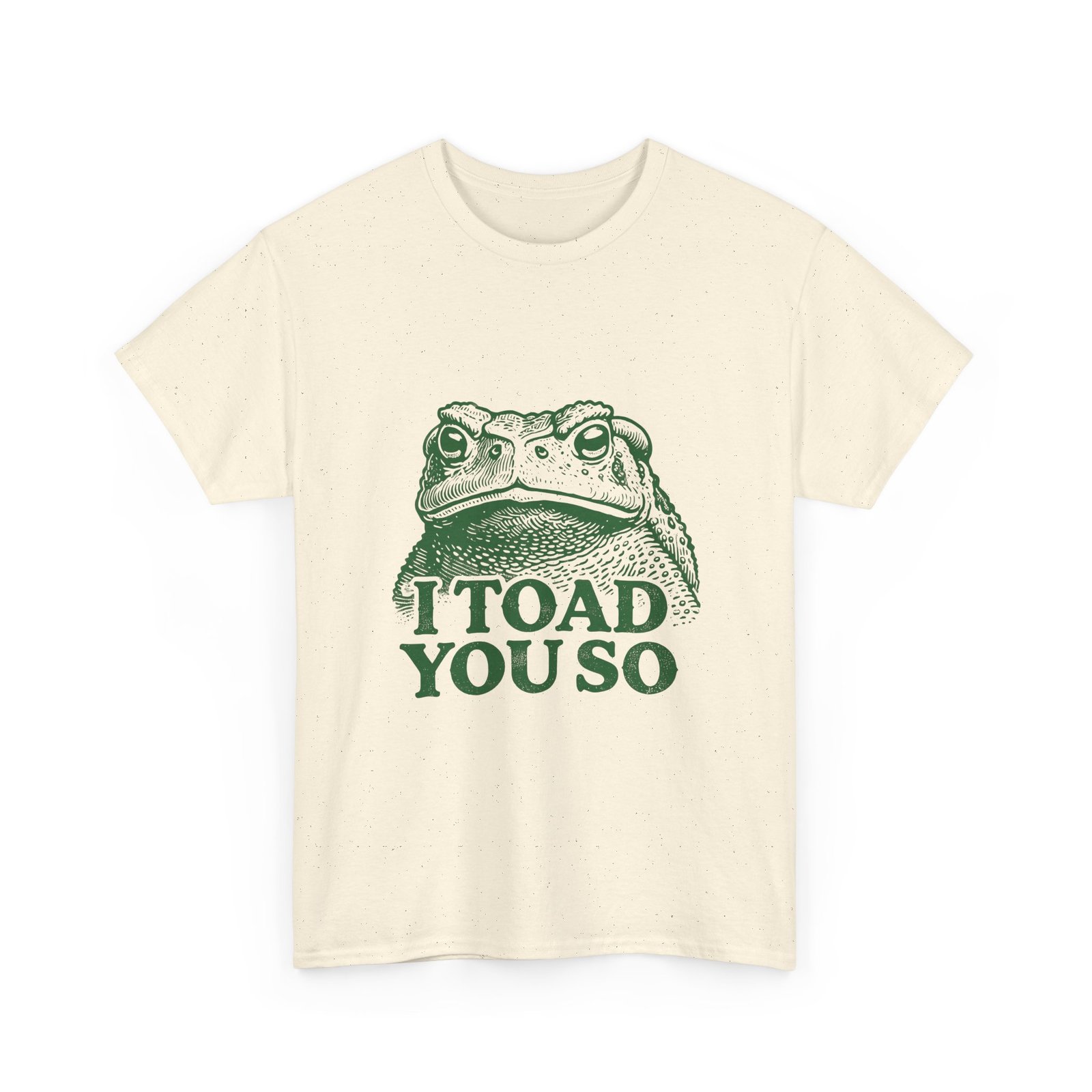 I Toad You So Green Frog Funny Pun Cartoon Design - T-shirt - Image 7