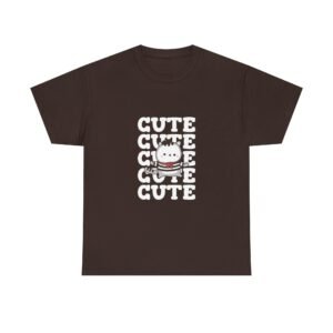 Adorable Repeating Cute Cat Illustration Pattern - T-shirt