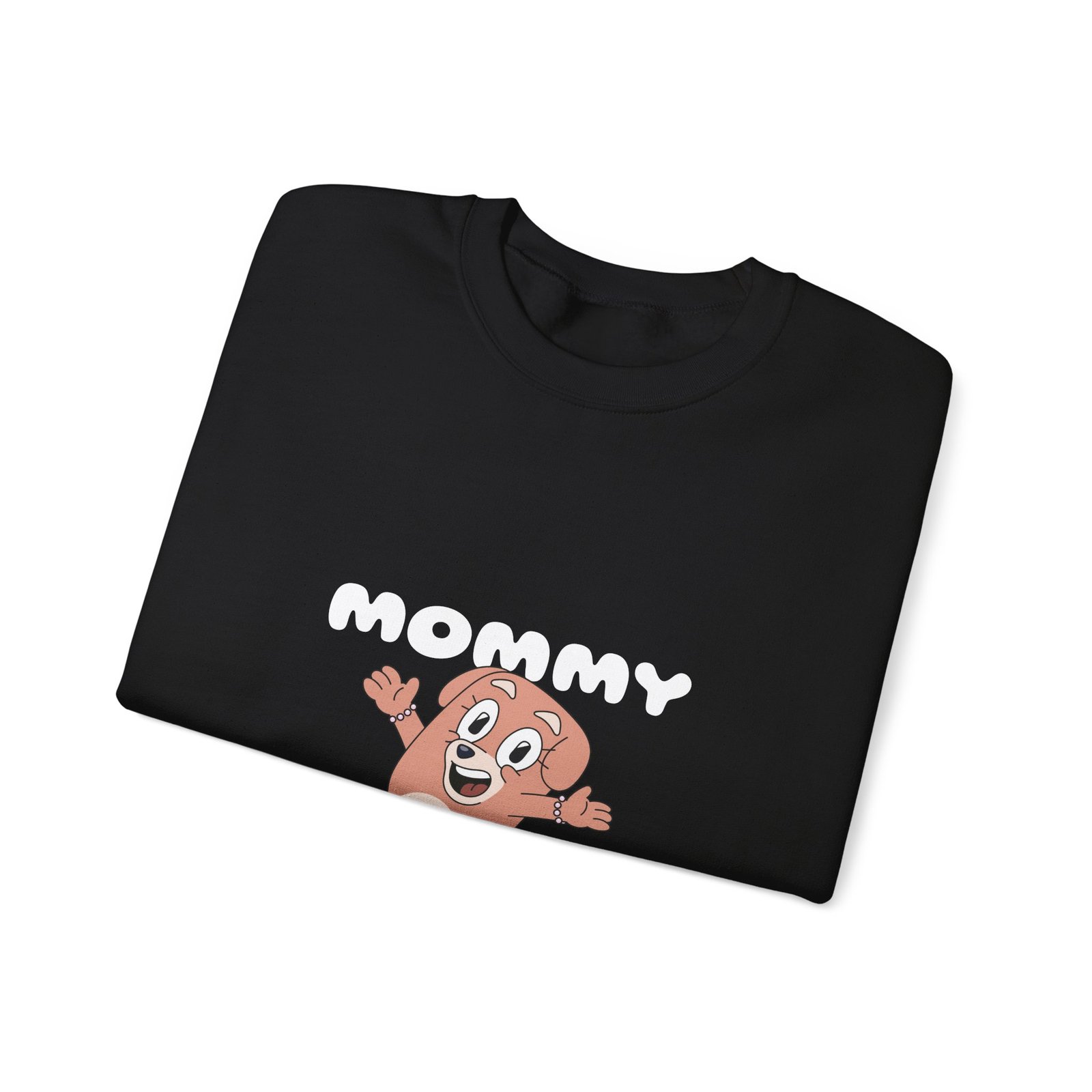 Adorable Mommy Bear Hug Heartwarming Family Love Illustration - Sweatshirt - Image 3