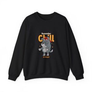 Chill and Tranquil Relaxed Dog with Peaceful Vibes - Sweatshirt