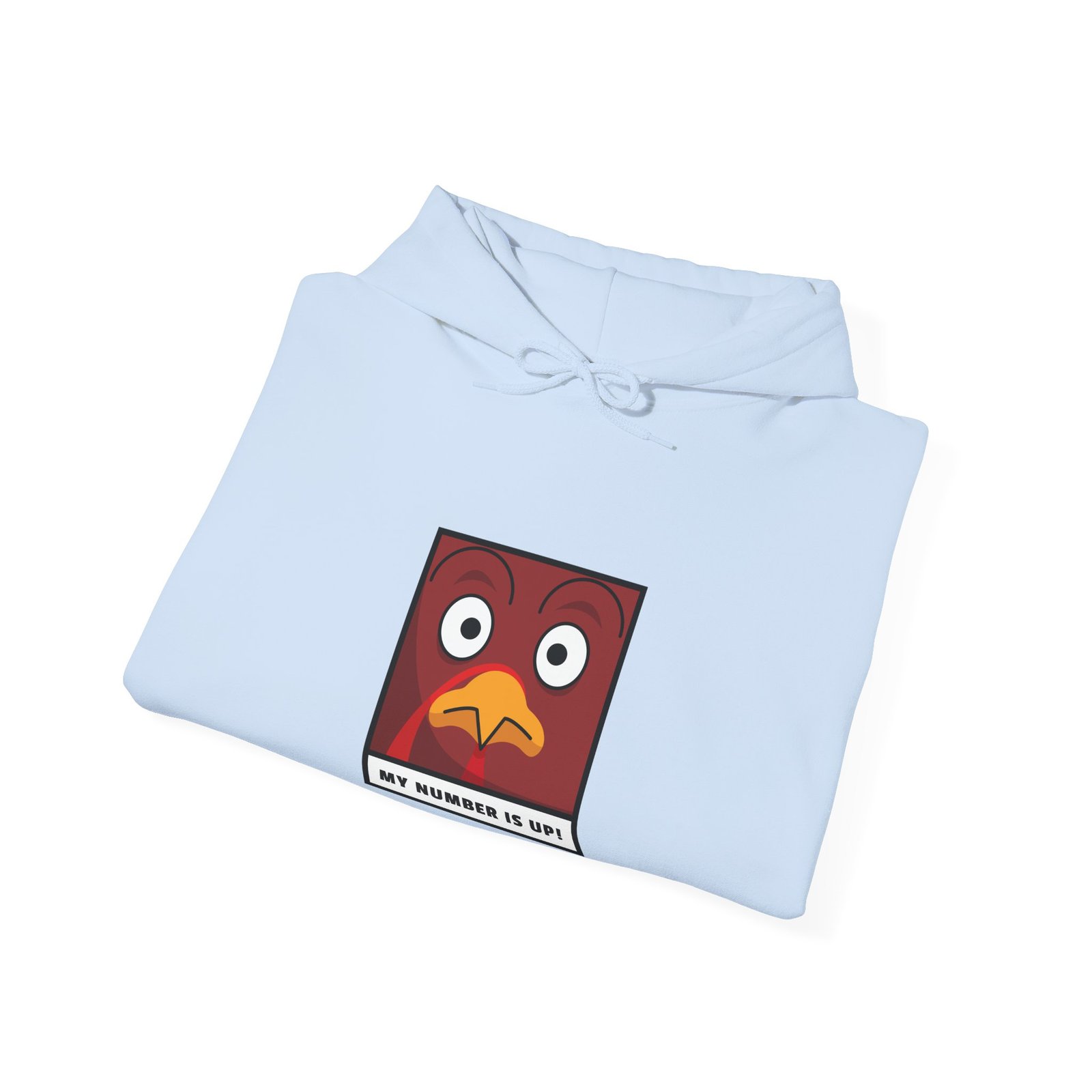 Playful Chicken with Number Up Graphic Illustration - Hoodie - Image 12
