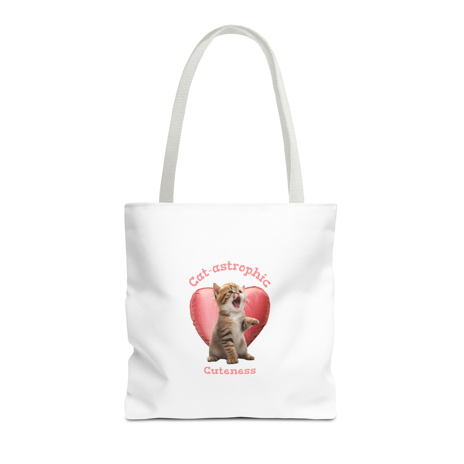 Cutest-astrophic Adorable Kitten with Playful Expression - Tote Bag - Image 5