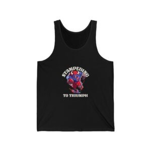 Strive for Triumph Superhero Powerful Emblem Design - Tank Top