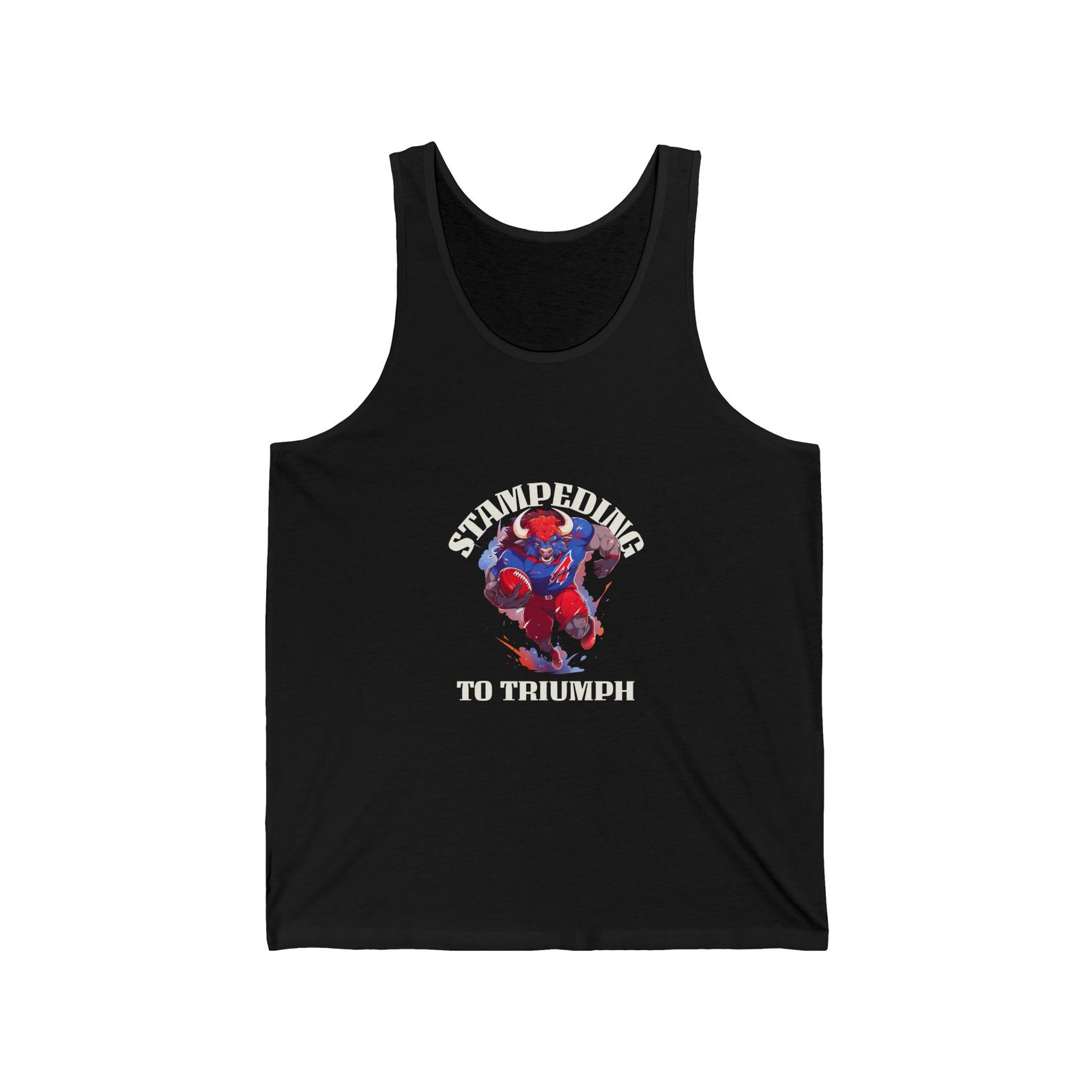 Strive for Triumph Superhero Powerful Emblem Design - Tank Top