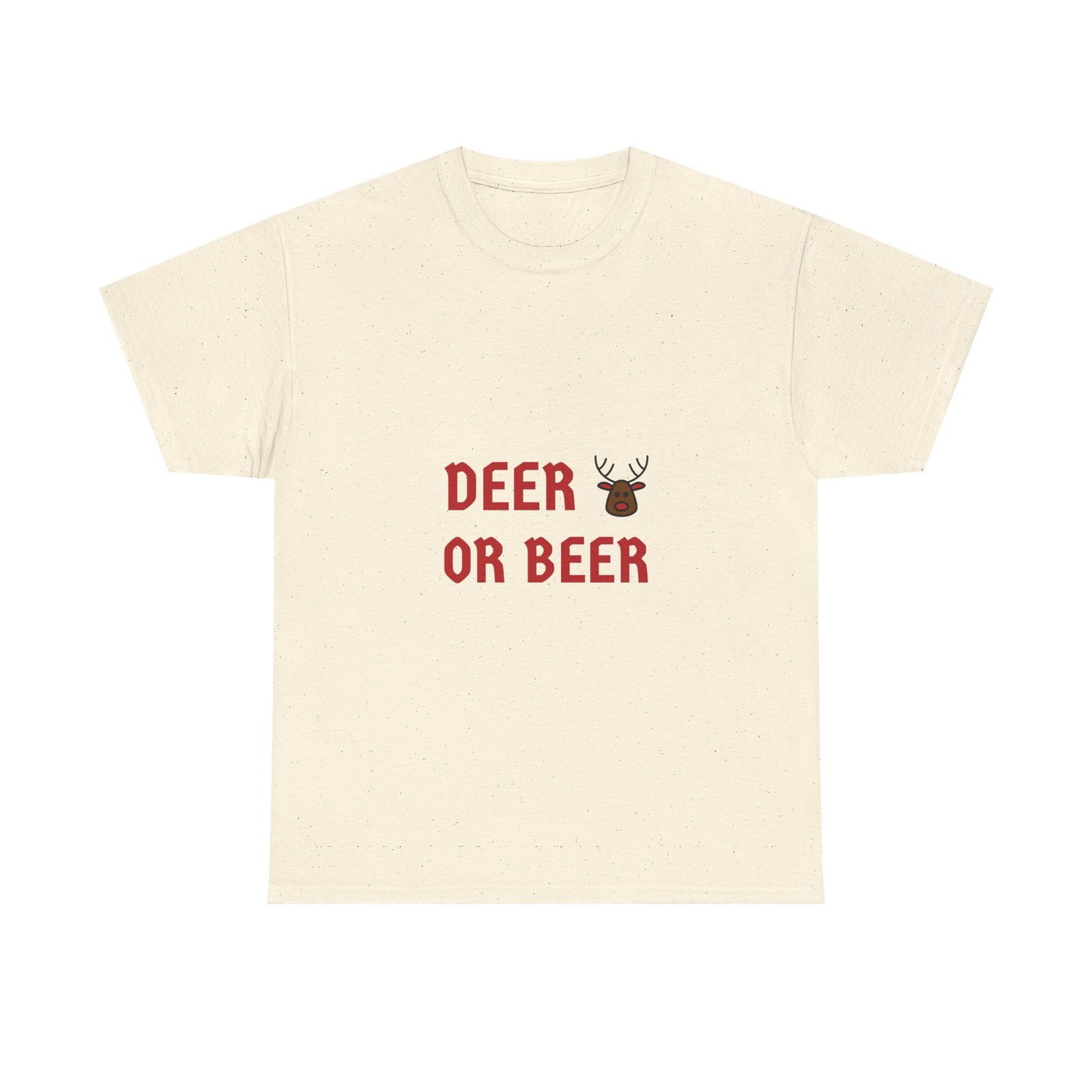 Humorous Deer or Beer Pun with Deer Illustration - T-shirt - Image 5