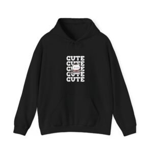 Adorable Repeating Cute Cat Illustration Pattern - Hoodie