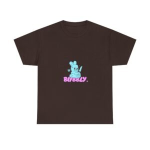 Cheerful Bubbly Dog Cartoon with Bright Colors - T-shirt