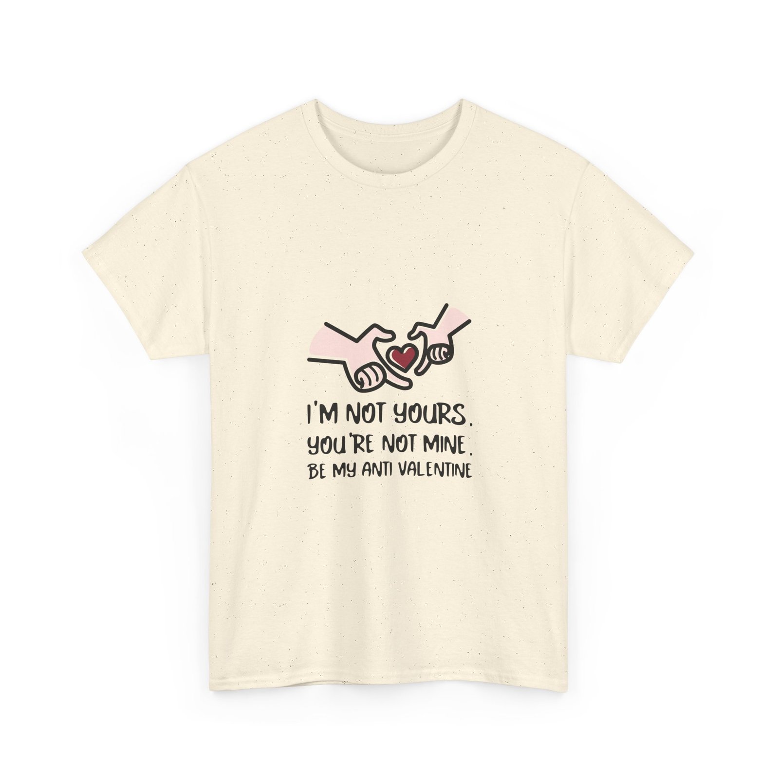 Edgy Anti Valentine Design with Bold Hands and Rebellious Text - T-shirt - Image 7