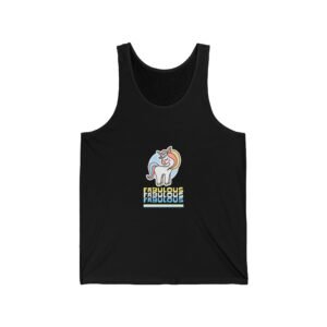 Vibrant Fabulous Unicorn with Colorful Mane and Sparkles - Tank Top