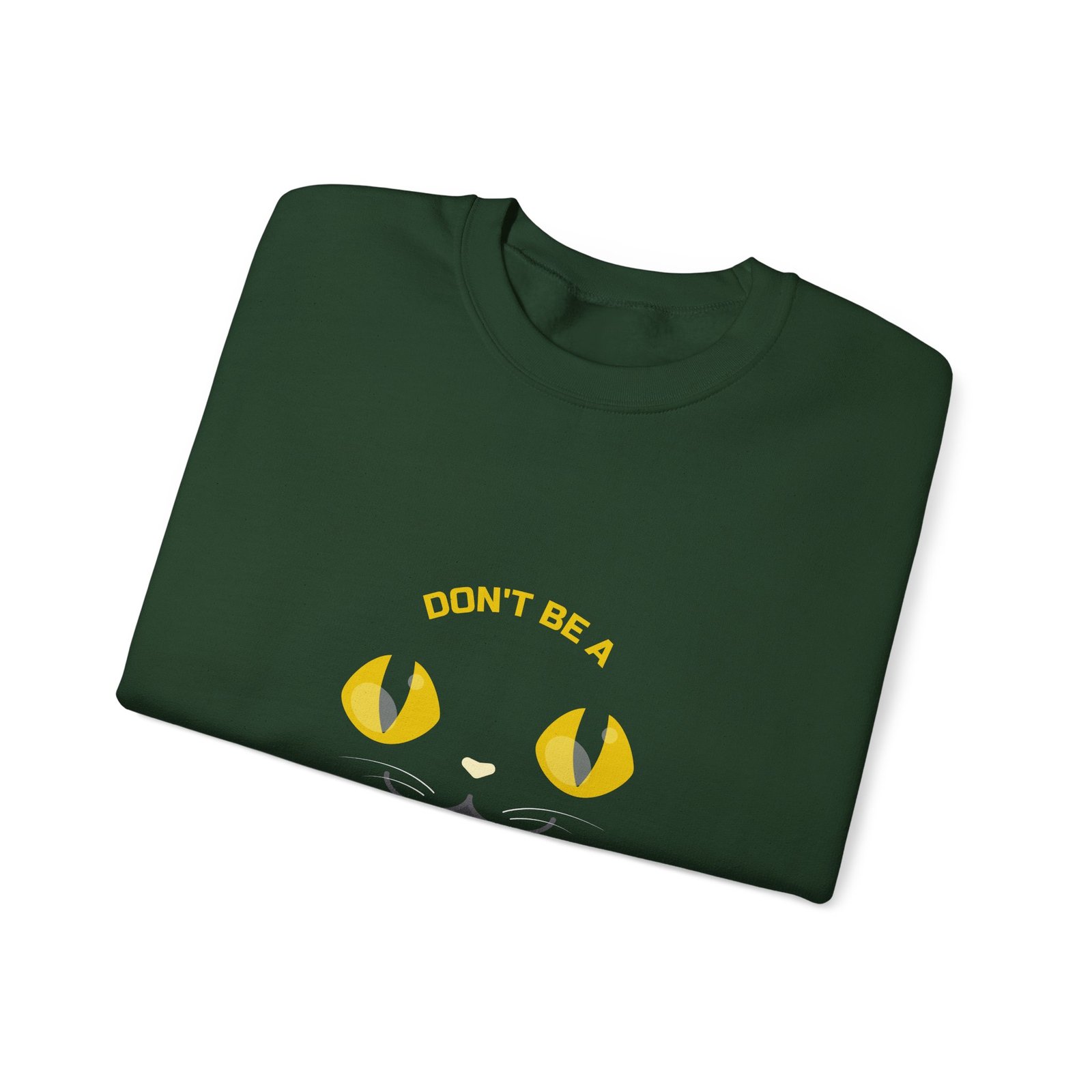 Cute Don’t Be a Scaredy Cat Playful Cat Teasing Design - Sweatshirt - Image 7